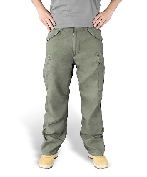 Spodnie VINTAGE FATIGUE ZIELONE SURPLUS 05-3596-01 L-11