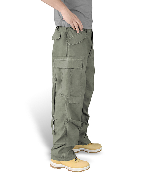 Spodnie VINTAGE FATIGUE ZIELONE SURPLUS 05-3596-01 L-11