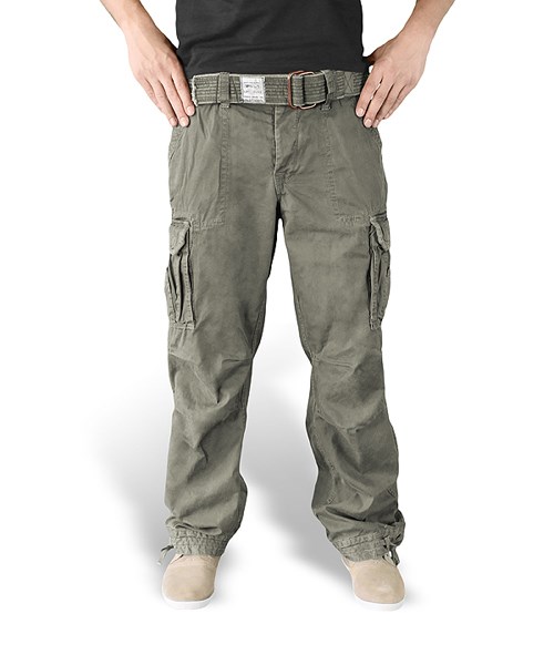 Spodnie PREMIUM VINTAGE ZIELONE SURPLUS 05-3597-01 L-11