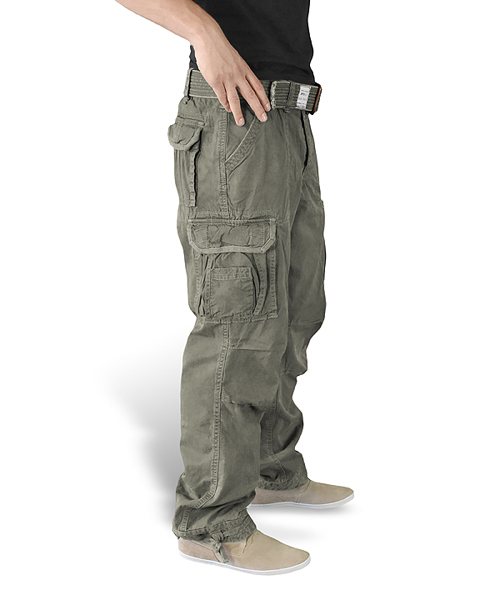 Spodnie PREMIUM VINTAGE ZIELONE SURPLUS 05-3597-01 L-11