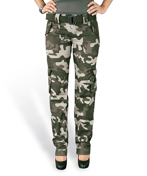 Spodnie damskie PREMIUM SLIMMY BLACK CAMO SURPLUS 33-3588-42 L-11