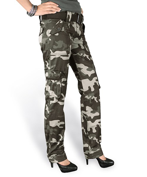 Spodnie damskie PREMIUM SLIMMY BLACK CAMO SURPLUS 33-3588-42 L-11