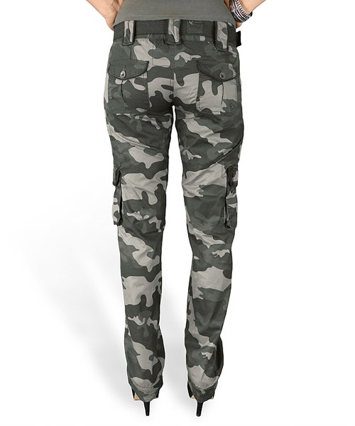 Spodnie damskie PREMIUM SLIMMY BLACK CAMO SURPLUS 33-3588-42 L-11