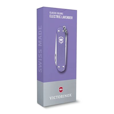 Scyzoryk CLASSIC SD ALOX 58mm ELECTRIC LAVENDER
