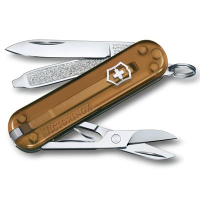 Scyzoryk CLASSIC SD 58 mm przezroczysty CHOCOLATE FUDGE