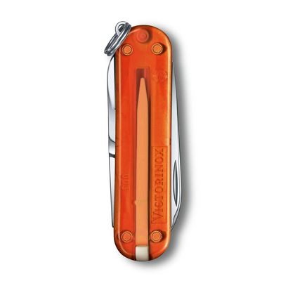 Scyzoryk CLASSIC SD 58 mm przezroczysty FIRE OPAL