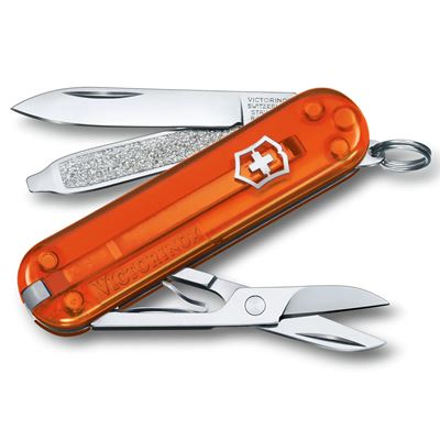 Scyzoryk CLASSIC SD 58mm przezroczysty FIRE OPAL