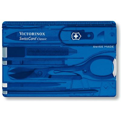 SwissCard CLASSIC BLUE przezroczysta