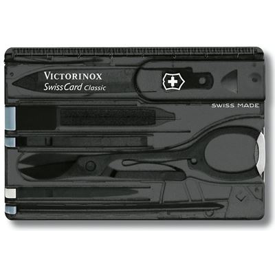 SwissCard CLASSIC BLACK przezroczysta