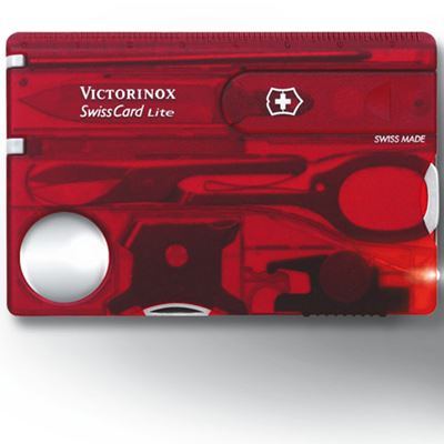 SwissCard LITE RED przezroczysta