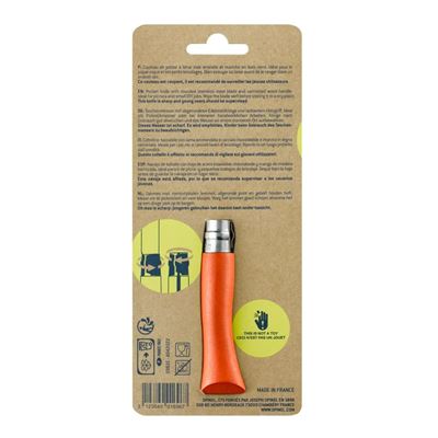 Nóż dziecięcy OPINEL VRI INOX No.07 HABR ORANGE
