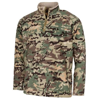 Bluza z mikropolaru TROYER OPERATION CAMO