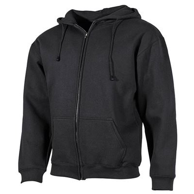 Bluza z kapturem PRO COMPANY z zamkiem błyskawicznym BLACK