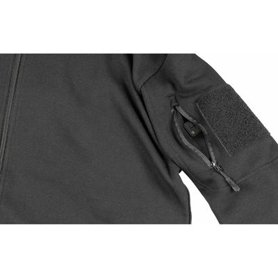Zapinana na zamek bluza z kapturem TACTICAL BLACK
