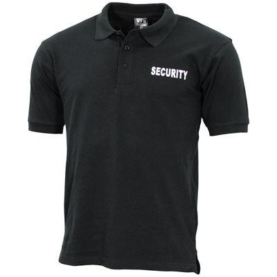 Koszulka polo SECURITY BLACK