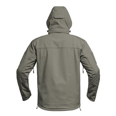 Kurtka softshell FIGHTER V2 z kapturem GREEN