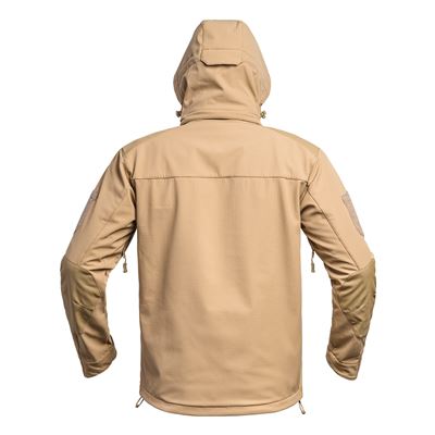 Kurtka softshell FIGHTER V2 z kapturem TAN