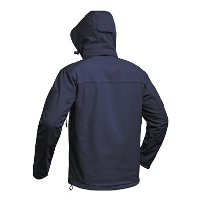 Kurtka softshell FIGHTER V2 z kapturem NIEBIESKA