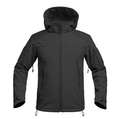 Kurtka softshell FIGHTER V2 z kapturem BLACK