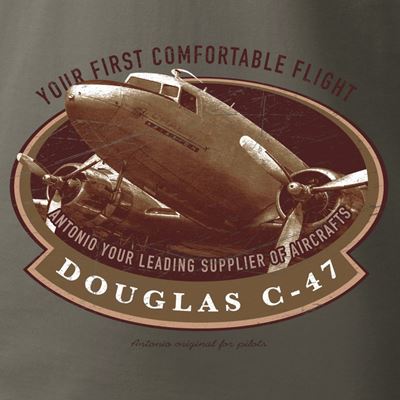 Koszulka Douglas C-47 SKYTRAIN GREEN