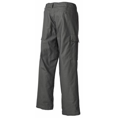 Spodnie BW moleskin ocieplone ZIELONE