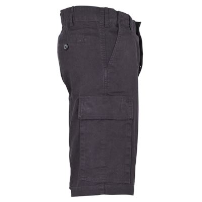 Szorty BW moleskin sprane CZARNE