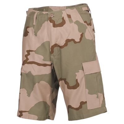 Szorty US BDU z bocznymi kieszeniami 3-COL DESERT