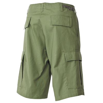 Szorty US cut BDU rip-stop ZIELONE