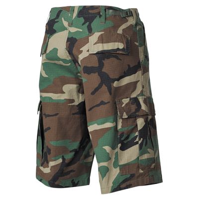 Szorty US cut BDU rip-stop sprane WOODLAND
