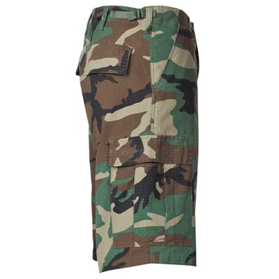 Szorty US cut BDU rip-stop sprane WOODLAND