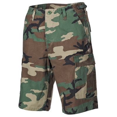 Szorty US cut BDU rip-stop sprane WOODLAND