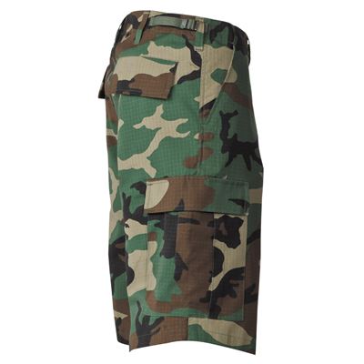 Szorty US cut BDU rip-stop WOODLAND