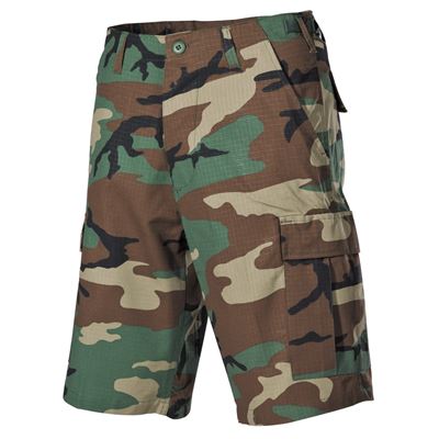 Szorty US cut BDU rip-stop WOODLAND