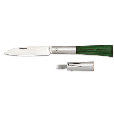 Nóż składany PENKNIFE PISTON z gładkim ostrzem ZIELONY