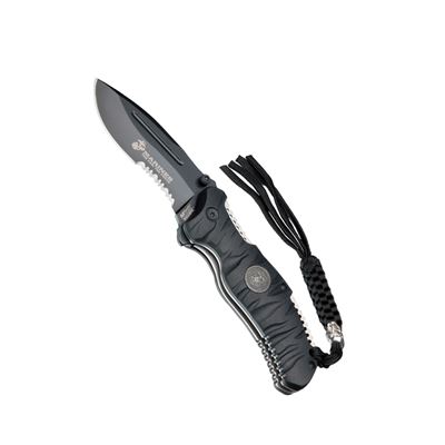 Nóż USMC REAPER z ostrzem kombinowanym BLACK