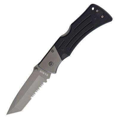 Nóż składany z ostrzem ząbkowanym G10 MULE TANTO BLACK