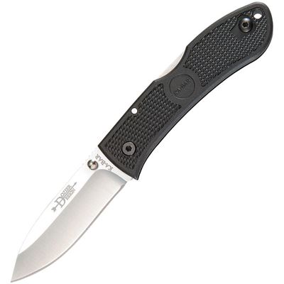 Nóż DOZIER HUNTER z gładkim ostrzem SILVER/BLACK