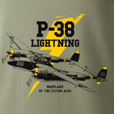 Koszulka P-38 LIGHTNING GREEN