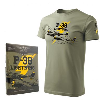 Koszulka P-38 LIGHTNING GREEN