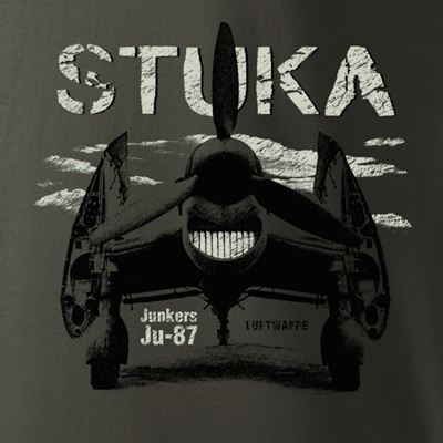 Koszulka Junkers Ju-87 STUKA GREEN