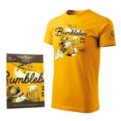 T-shirt ZLÍN Z-37 BUMBLEBEE YELLOW