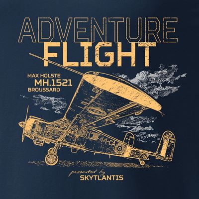Koszulka ADVENTURE FLIGHT BLUE