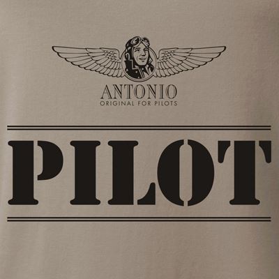 T-shirt PILOT BROWN