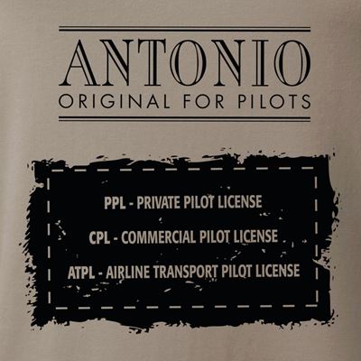 T-shirt PILOT BROWN