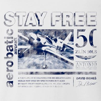 Koszulka STAY FREE WHITE