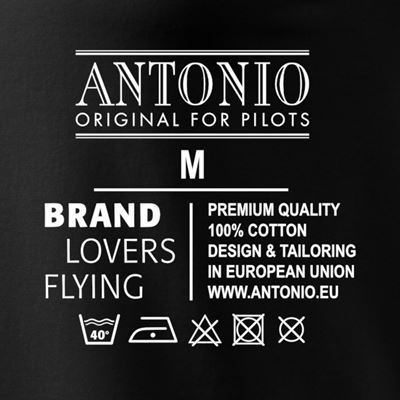 T-shirt PILOT BLACK