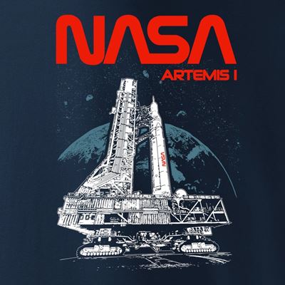 Koszulka NASA ARTEMIS I – misja na Księżyc NIEBIESKA ANTONIO® 0214951 2