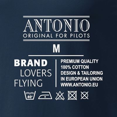 Koszulka z logo NASA NIEBIESKA ANTONIO® 0214961 3