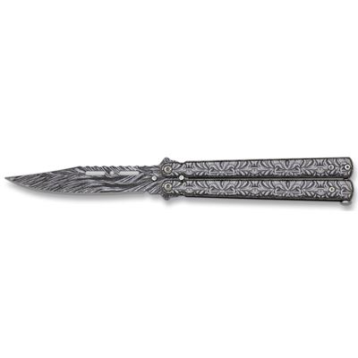 Nóż do muszek 3D CLASSIC damascus