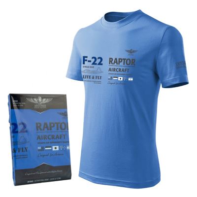 Koszulka F-22 RAPTOR BLUE